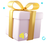 Receba seus bônus de boas-vindas no dj9