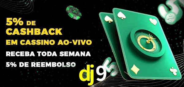 Promoções do cassino ao Vivo dj9